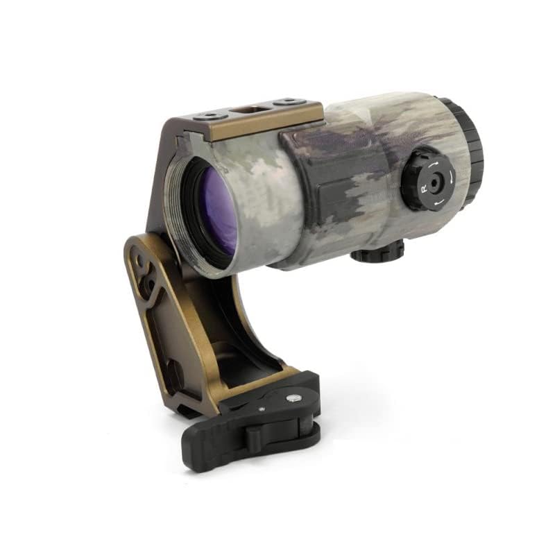 G45 5X Magnifier with 2.26 FTC Mount Combo?Quick Release and Flip-to-Center (FTC) Mechanism?CNC 7065 Alumnium?Black/FDE/TAC (A-TAC)