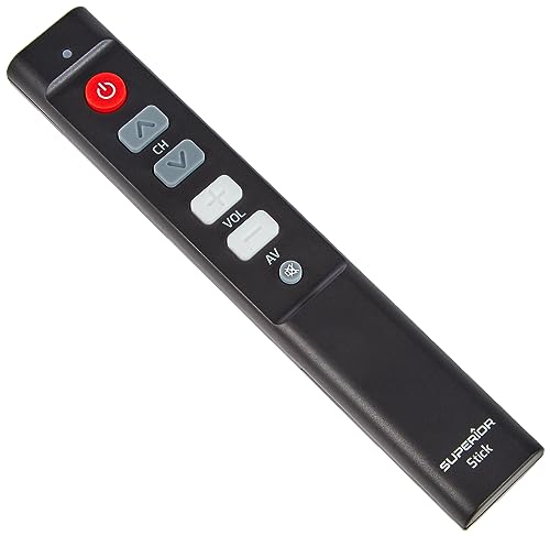 Superior Electronics STICK - Telecomando Universale Auto-Apprendente con Tasti Grandi, Ideale per Anziani e Hotel -...