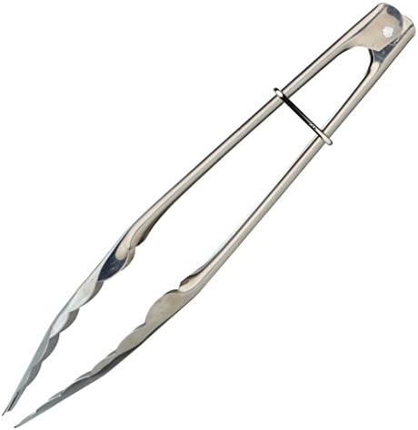 KitchenCraft Small Kitchen Tongs, Stainless Steel, 23cm