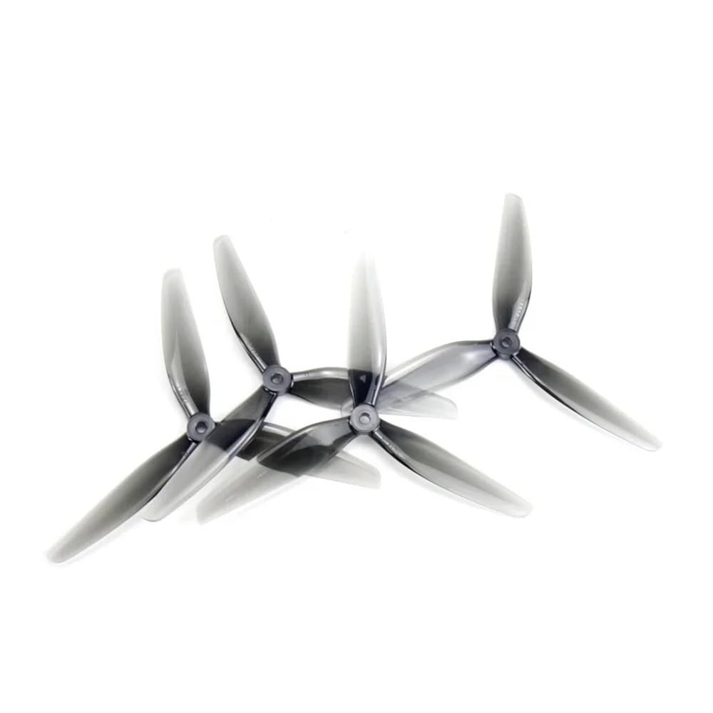 Hélice 3 pales 7 pouces 7040 en polycarbonate pour drone FPV - 2 paires - 4