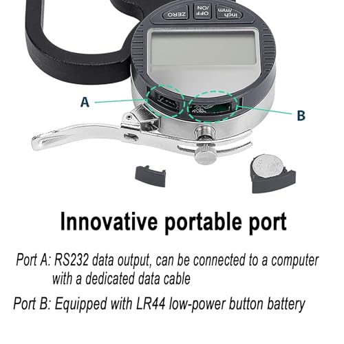 Calibrador digital de espesor con pantalla LCD 0-12.7 mm miniatura 3
