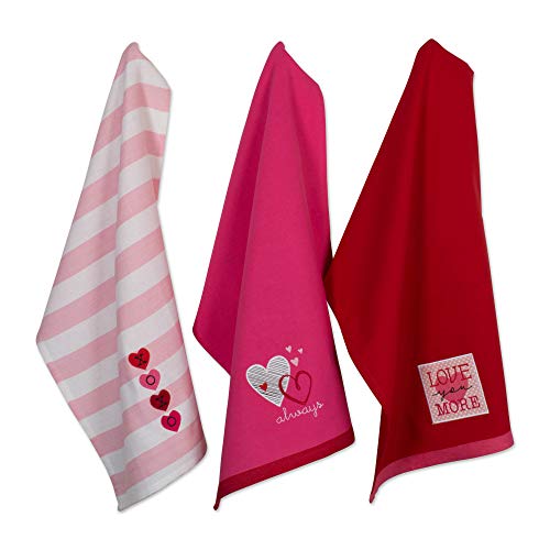 DII CAMZ10634 Oversized Decorative Dish Towel Perfect for Valentine's, Mother's Day, Baby Shower