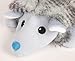 goDog Blue Fairy Armadillo Squeaky Plush Dog Toy, Chew Guard Technology - Blue/Gray, Large
