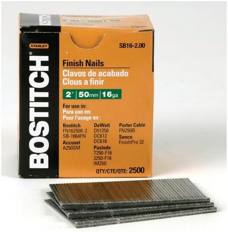 Arrow Bostitch Nail Finish 2" 16GABX2500