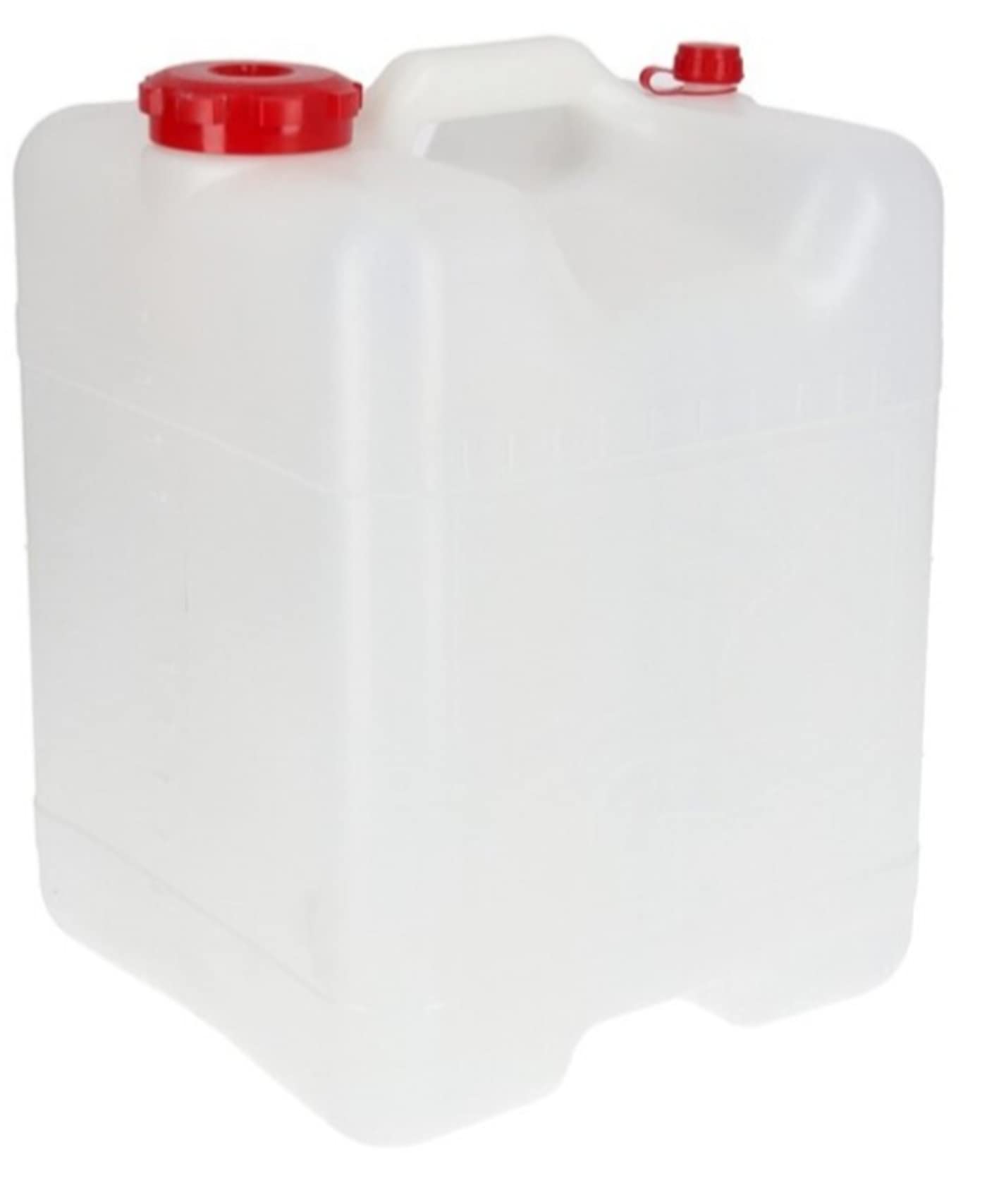 AC - Bidón de Plástico con Grifo para Alimentario 26 litro, Tanque de Agua, Garrafa Plástico, Botella, Envase de Agua, Dispensador, Recipiente, Cubo 29x28x39 cm, Ref. 41165