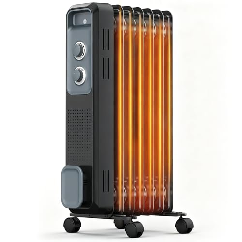 COWSAR Ölradiator energiesparend, Schnelle Wärme, 3 Heizstufen...