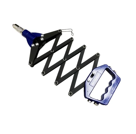 Toolzone Pistolet nitowniczy do leniwych szczypiec, 3 dysze (do 6,4 mm)