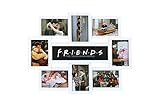 Friends 90s TV Show Series Themed Home Decorations | Framed 22x18 Picture & Photo Collage Wall Art Decor Posters & Merchandise Gift | Cool Multi Frame Bedroom & Living Room Poster Set for House Walls