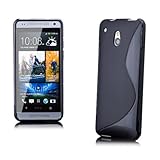 LIEFERUMFANG: iCues S-Line Case Schwarz für HTC One Mini M4 | Displayschutzfolie | Mikrofasertuch
