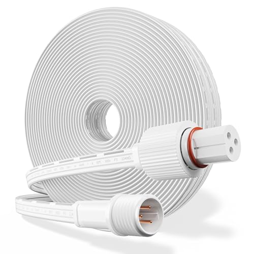10Ft Extension Cable for Govee Permanent Outdoor Lights 2/Pro Deck Lights IP68 Waterproof Extension Cord Compatible with Govee H705D H705E H705F H706A H706B H706C H7067 H7068 H7069