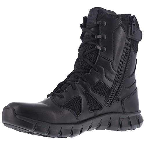 Reebok mens Sublite Cushion 8" Military Tactical Boot, Black, 8 US3