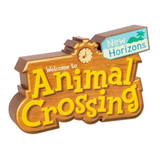 Animal Crossing Logo Light mit zwei Lichtmodi, offiziell lizenzierte Ware