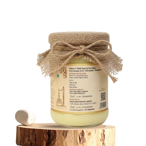 Image of Akalpam Diamond A2 Gir Cow Ghee 500ml | Bilona Churned Desi Ghee | Grass Fed Gir Cow Milk | 330+ Lab Tested | Pure Natural A2 Ghee | Glass Jar | Traditional Vedic Bilona Method | No Preservatives