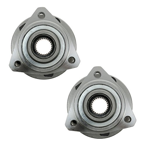 Image of TRQ 2 Piece Front Wheel Bearing & Hub Assembly Set Compatible with 1995-2000 Chrysler Cirrus 1996-2006 Sebring 1995-2006 Dodge Stratus 1996-2000 Plymouth Breeze