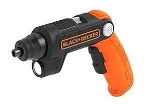 BLACK+DECKER BDCSFL20C-QW LightDriver Tournevis sans fil polyvalent Lithium Ion, 4 V, Orange, Set de 4 Pièces