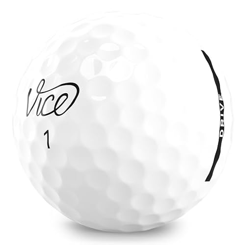 Vice Golf Drive White 2020 | 12 bolas de golfe | Características: Extremamente durável, mais distânc