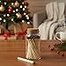 Benevolence LA Decorative Wooden Matches in Glass Jar with Striker | 4 Inches Colored Safety Long Match for Lighting Candles | Apothecary Home & Bathroom Decor - Midnight Black