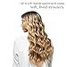 T3 Cascading Lived-In Waves Reverse Tapered Curling Wand Styling Iron Barrel, Fits T3 Convertible Base, Adjustable Heat Settings, White/Rose Gold, 0.75