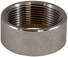 1 1/2" 1.5" NPT 316 Stainless Steel Threaded Half Coupling Weld On Pipe Tube Bung Fitting SS