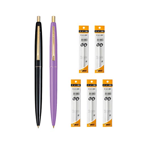 Amazon | ビック(Bic) ボールペン クリックゴールド 0.7 油性 黒
