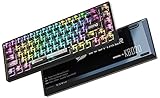 GEODMAER GM3 65% Wireless Mechanical Gaming Keyboard, RGB Hot Swappable Brown Switch Keyboard with Triple Mode 2.4G/Bluetooth/Wired, Compact PC Keycaps Keyboard for PC Laptop PS5/4 (Brown Switch)