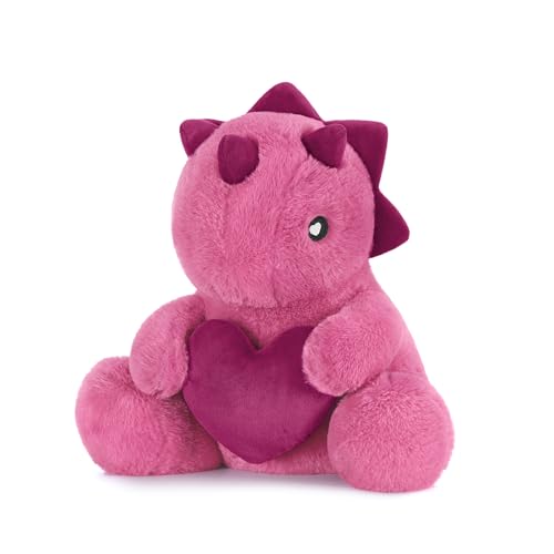 Ditucu Original Loving Triceratops Dinosaur Stuffed Animal with Heart 12
