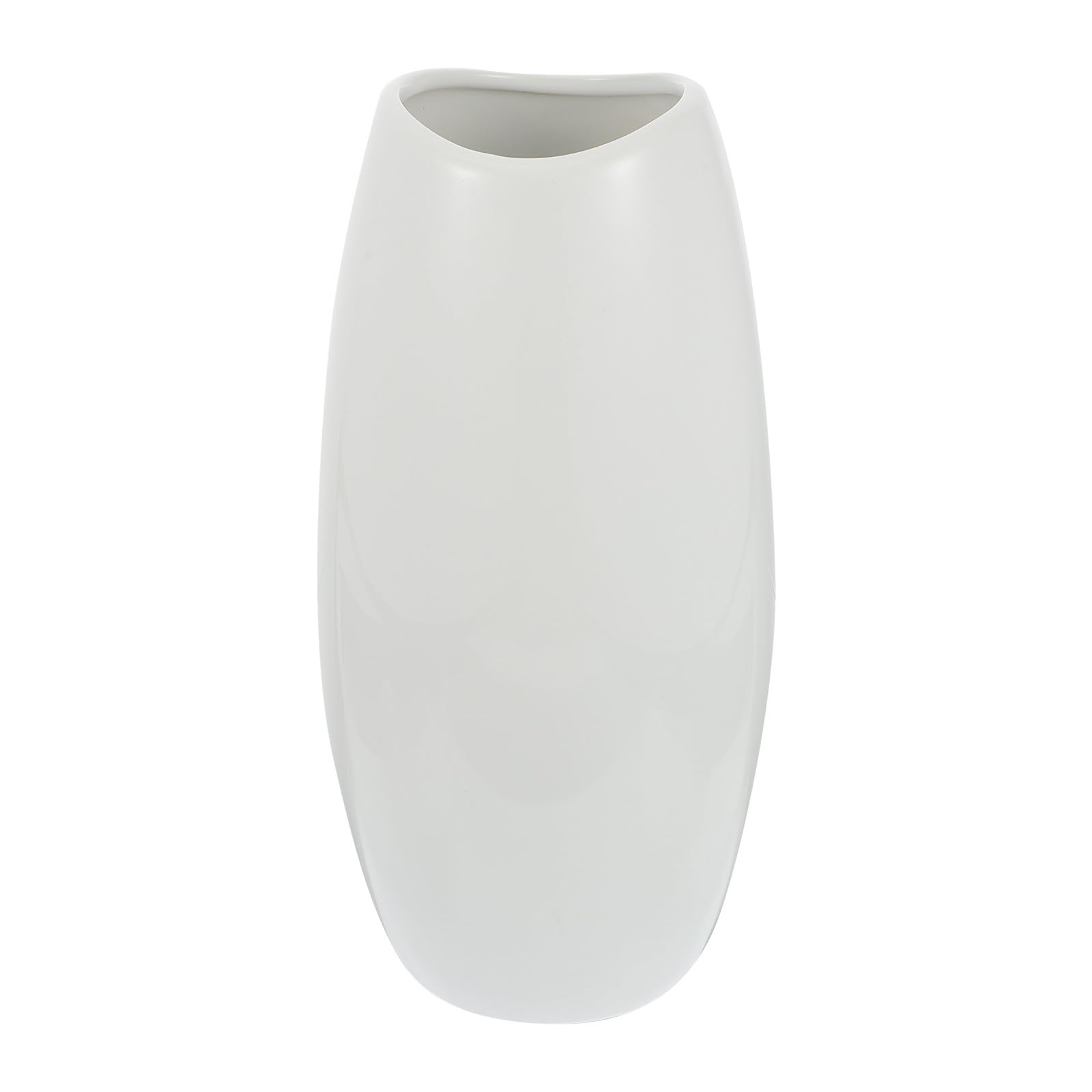 Vase en céramique blanc sans odeur pour décoration saine de centre commercial