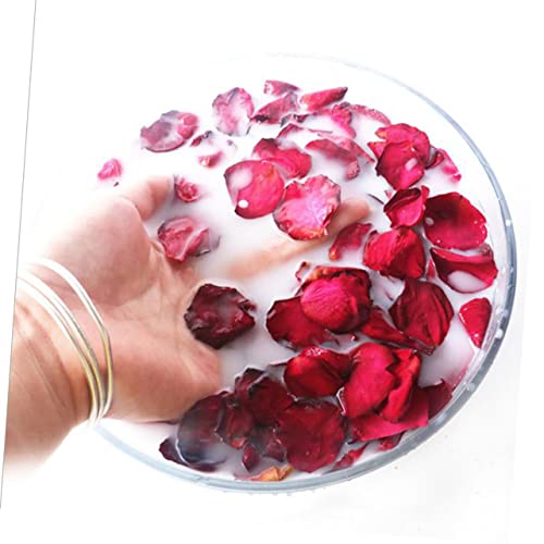 100g pétalos secos de rosa roja para baño miniatura 4