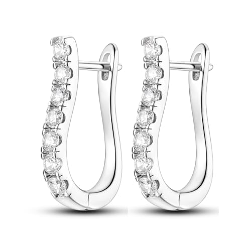 925 Sterling Silver Stud Earrings for Women Waterdrop Chunky Hoop Earrings Life Tree Forever Earring Set Fashion Jewelry Gift