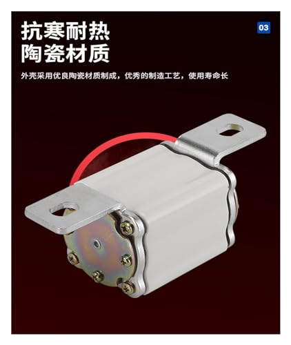 Fusible rapide RS3 500V 280A en céramique pour protection électrique