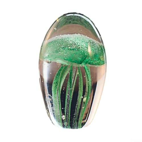Elegante vida marina para adornos de cristal para el hogar Toque decorativo para cualquier habitación (verde)