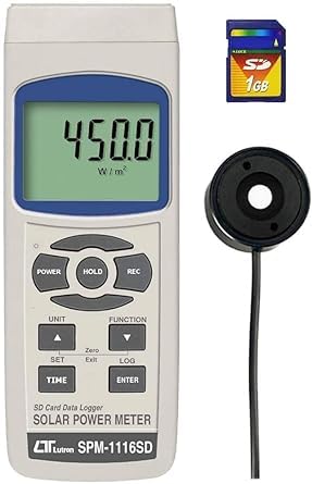 Portable Real Time Datalogger Type Solar Power Meter for Meteorology Agriculture Solar Radiation, Solar Power Research Physics & Optical Laboratories | Model: SPM- 1116SD-image-9
