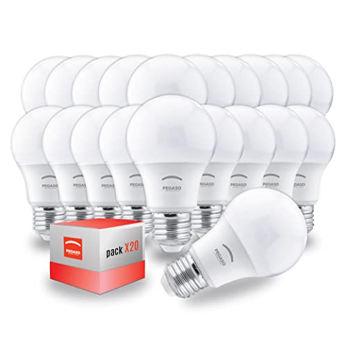 Pegaso - set 10 lampadine led a60 - attacco e27-8w...