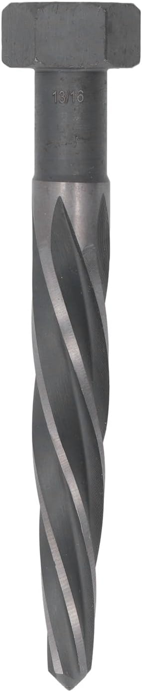 Reamer Drill Bit 13/16in Hex Shank Reamer 5 Spiral Flute Bridge Reamer for Impact Hss6542 M2 Construction Reamer