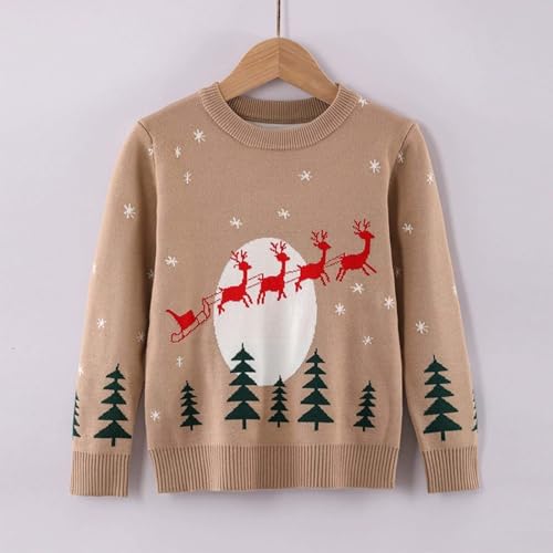 Pull en tricot pour garçon chaud et confortable en maille