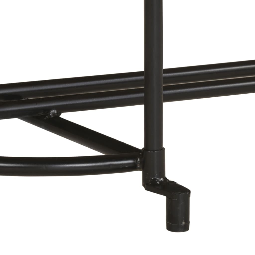 Homgoday Tavolino da caffè 110 x 55 x 40 cm, in legno massello di acacia, tavolino da tè, per soggiorno, sala d'accoglienza degli ospiti, ufficio e corridoio