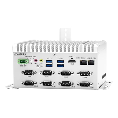 MNBOXCONET Sin Ventilador Industrie Mini PC Core i5 8265U,Micro