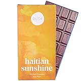 Dusk Schokolade Haiti Sunshine Dunkle Schokolade 70% Cacao, (70 gramm Bar). Single Origin Craft Schokolade Bean-to-bar gemacht in den Niederlande.