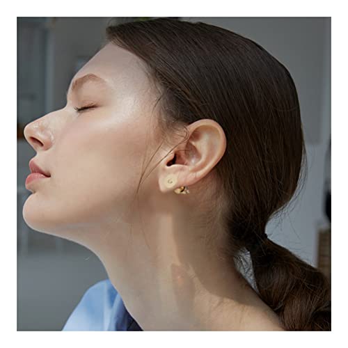 200 Pcs Earring Posts And Backs, Hypoallergenic Stainless Steel Earrings Posts Flat Pad Blank Earring Studs With Bullet Earring Backs For Jewelry Making Findings (Gold) #TOP7