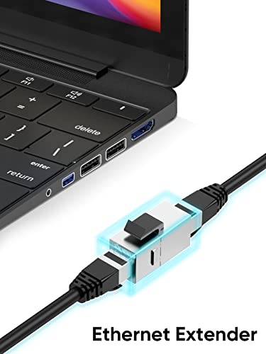 CableCreation Acoplador RJ45 Hembra a Hembra Pack 10 miniatura 5
