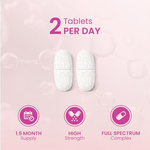 Award Winning Multivitamin Tablets for Women with Collagen & Hyaluronic Acid | Made in The UK | Womens Vitamins to Support Hormones, Immunity & Energy | Collagen Supplements for Women | 90 Tablets - Image 5