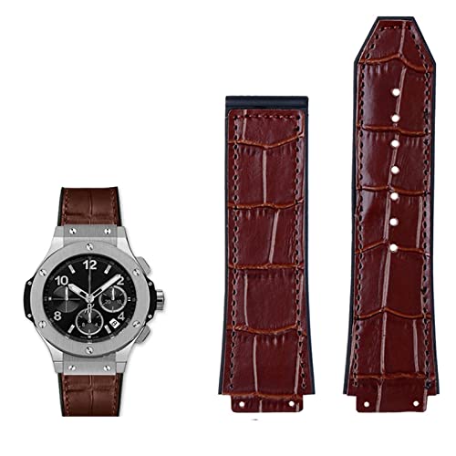 Bracelet de montre en cuir véritable Hublot Big Bang en peau de vache de qualité