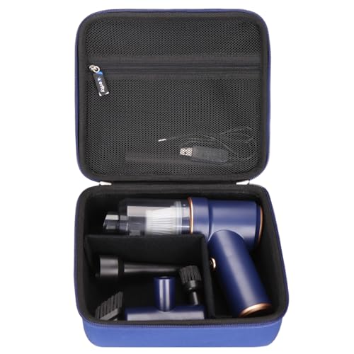 Hard Travel Case for KMM Handheld Car Vacuum Cleaner, Portable Auto Vacuum Cleaner Accessories Storage Bag Carrying EVA Case for KMM LT-117C 9000Pa Air Duster(Box Only)