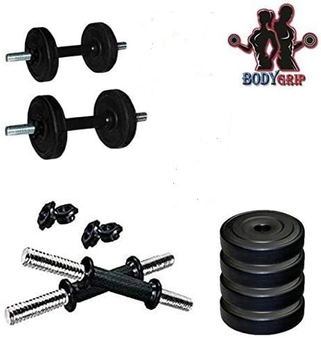 Bodygrip PVC Dumbell Set, 8Kg