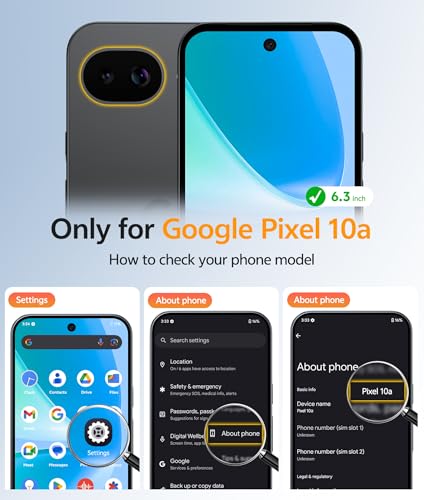 Image of FNTCASE for Google Pixel 10a Case: [Compatible with Magsafe] Translucent Matte Cases with [Screen Protector] Military Grade Shockproof Protective Magnetic Phone Cover for Pixel 10A - Blue