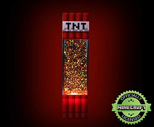 Ukonic Minecraft TNT Block LED Glitter Motion Lamp | 12 Inches