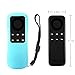 Fire TV Stick Non-Alexa Voice Remote Case SIKAI Silicone Protective Cover for Fire TV Stick Basic Edition Remote Anti-Slip Shockproof Washable Anti-Lost with Remote Loop (Glow in Dark Blue)