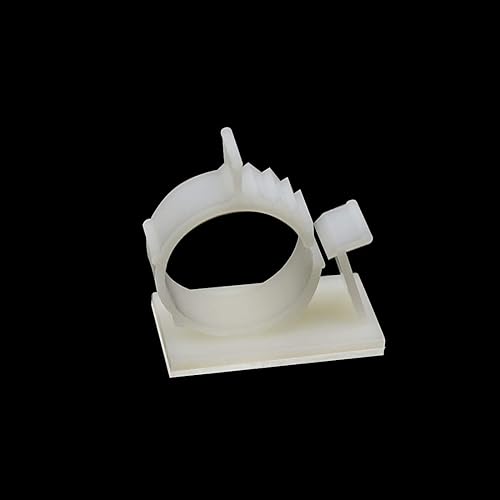 Miniatura 6 de Clips ajustables para cables autoadhesivos, organizador de cables, abrazaderas de alambre adhesivas, color blanco, paquete de 25