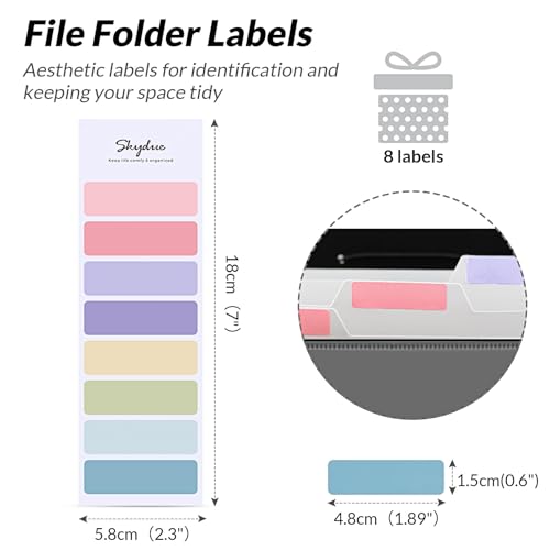 SKYDUE Pasta de arquivos, 5 bolsos expansível para pasta de arquivos e 2 pastas de bolso, organizado