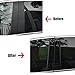 6psc Car Auto Side Door Window Pillar Posts Cover Trim Gloss Black,Compatible with Chevrolet Malibu 2016 2017 2018 2019 2020 2021 2022 2023